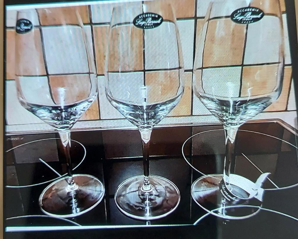 3 verres à vin rouge neuf LUIGI BORMIOLI, Verzamelen, Ophalen of Verzenden, Zo goed als nieuw