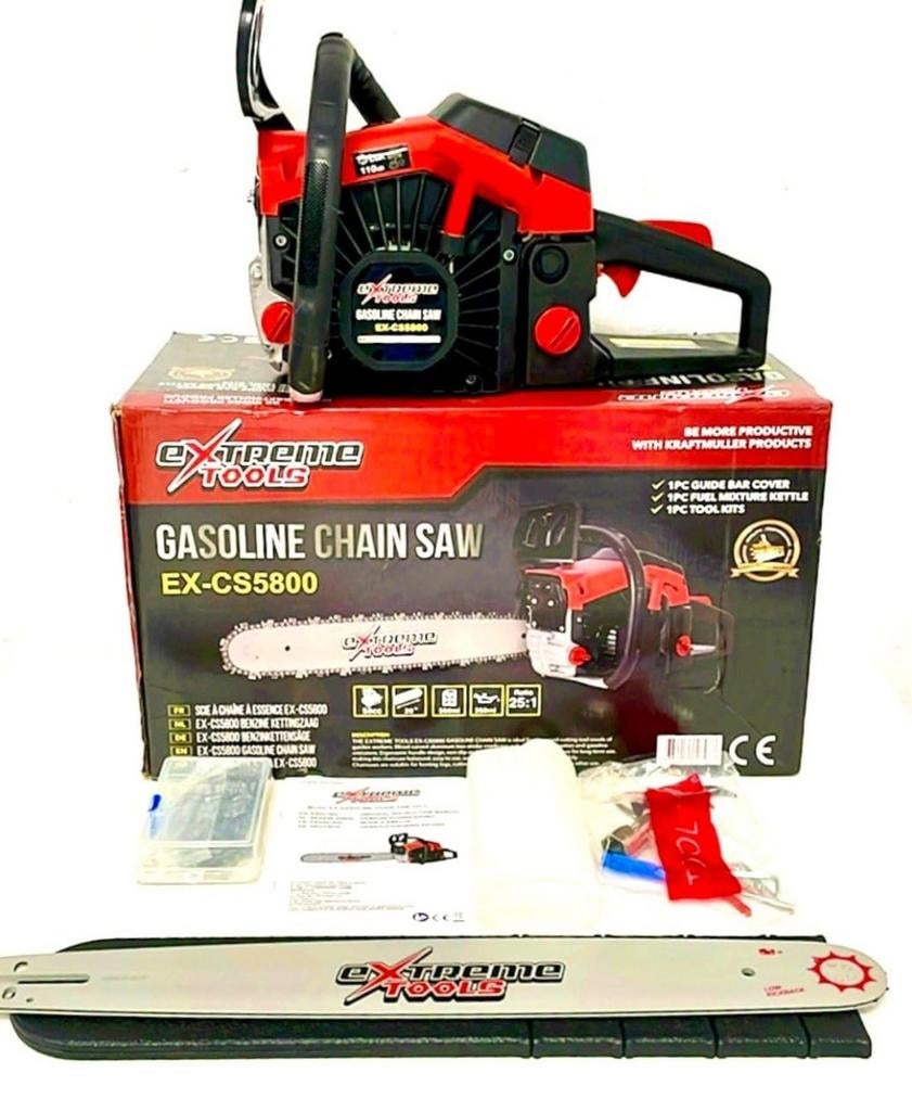 Diverse nieuwe modellen benzine kettingzaag, Auto diversen, Jumpstarters, Nieuw, Ophalen of Verzenden