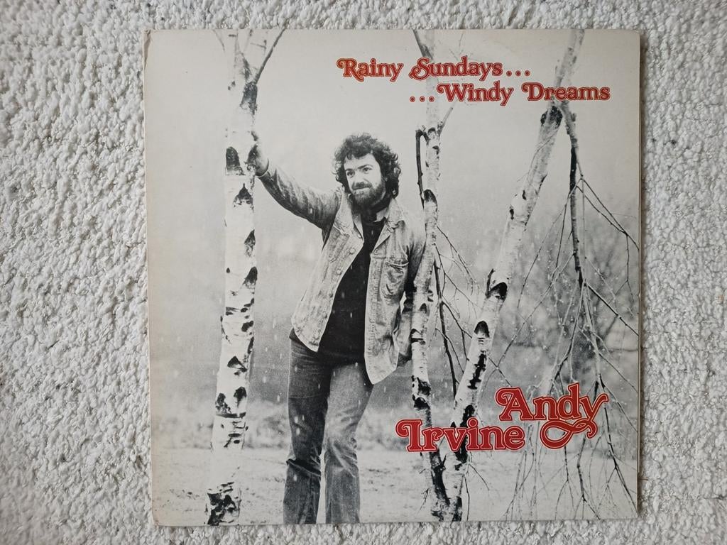 Lp Andy Irvine, Rainy sundays, windy dreams, Ierse folk, Pla, Ophalen of Verzenden