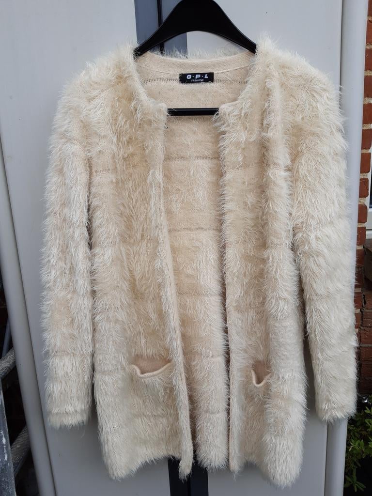 Cremekleurige golf/vest OPL Fashion, Kleding | Dames, Ophalen of Verzenden, Zo goed als nieuw