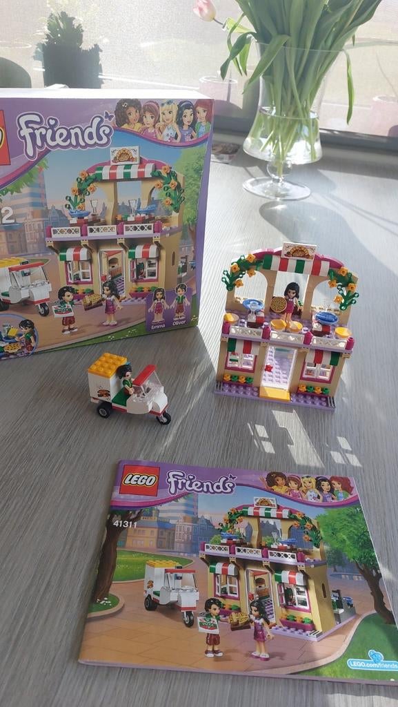 Lego friends 41311 - heartlake pizzeria, Ophalen of Verzenden, Zo goed als nieuw, Complete set, Lego