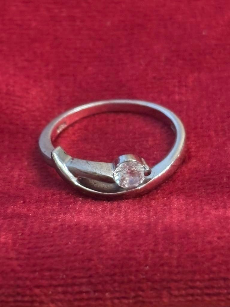 Twice As Nice ring, Bijoux, Sacs & Beauté, Enlèvement ou Envoi, Comme neuf, Argent, Femme