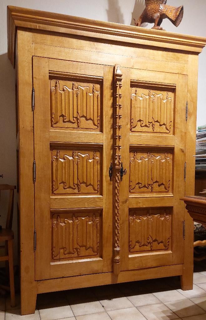 Armoire et meuble de bureau en chêne de style enveloppe, Enlèvement