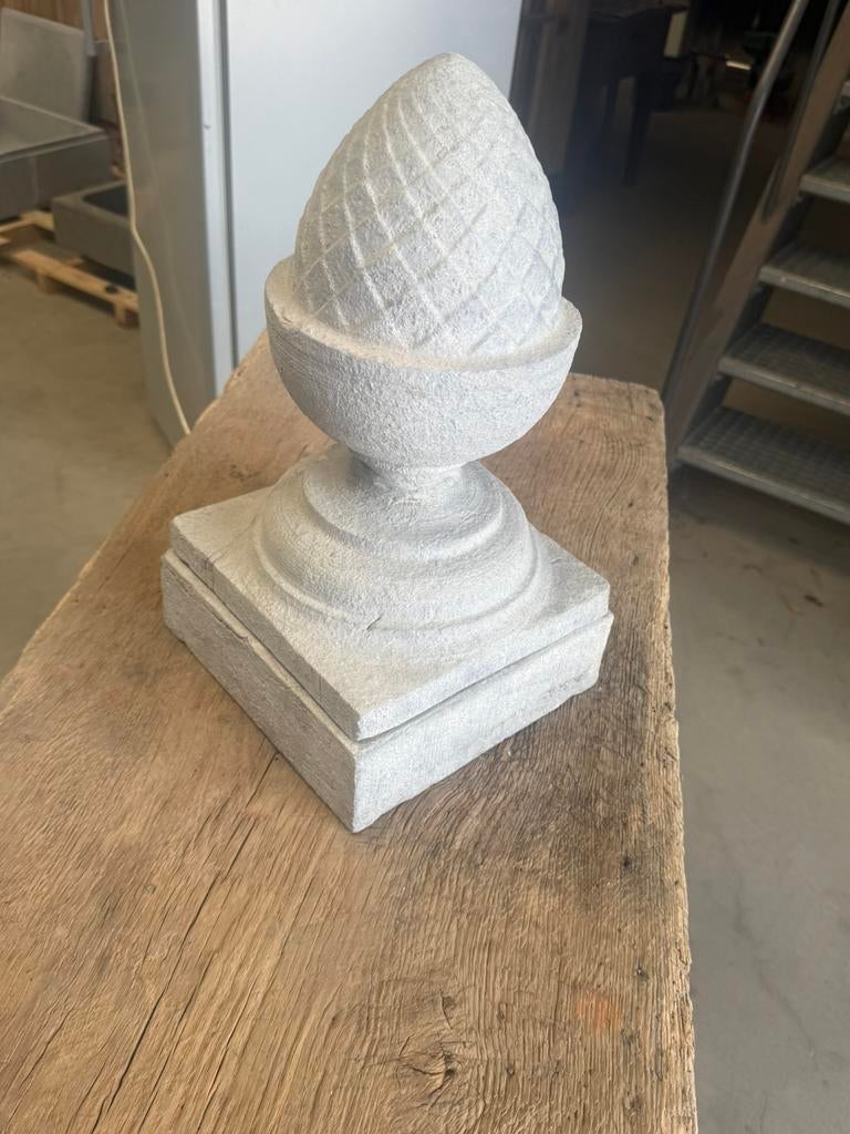 Zeer mooie oude arduinen denappel Blauwsteen ornament, Ophalen, Zo goed als nieuw