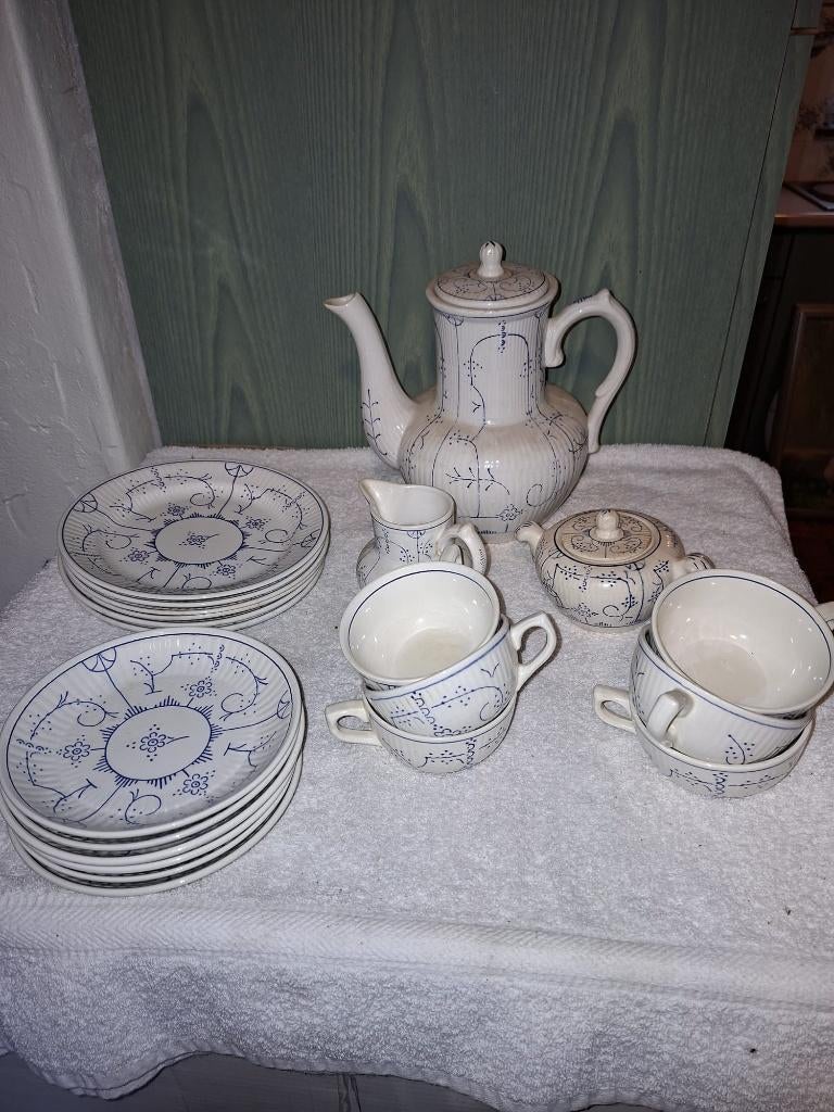 koffieservies Boch, begin 1900, Antiek en Kunst, Ophalen of Verzenden