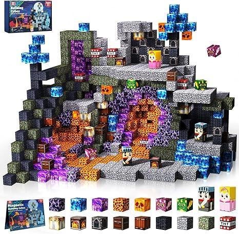 Minecraft | Magnetische blokken | 150 stuks | GRATIS LEV