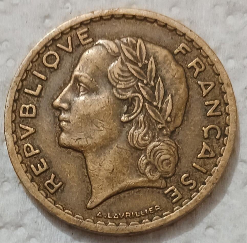 Ancienne pièces 5 francs 1946 française, Enlèvement ou Envoi