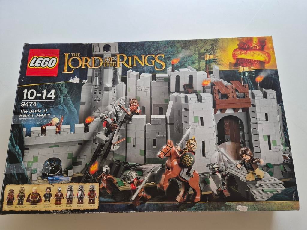 Lord of the rings LEGO Battle of helm's deep 9474, Ophalen of Verzenden, Zo goed als nieuw, Lego