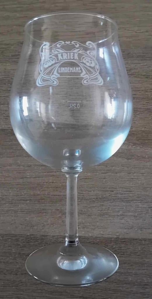 Kriek Lindemans glas, Verzamelen, Ophalen of Verzenden, Nieuw, Glas of Glazen