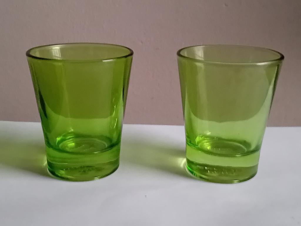 2 verres à porto vintage, Enlèvement ou Envoi, Utilisé, Verres et Verres à shot