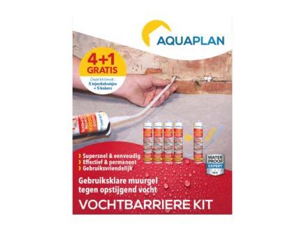 Aquaplan vochtbarrière kit 4+1 gratis, Bricolage & Construction, Isolation & Étanchéité, Enlèvement, Neuf, Autres matériaux