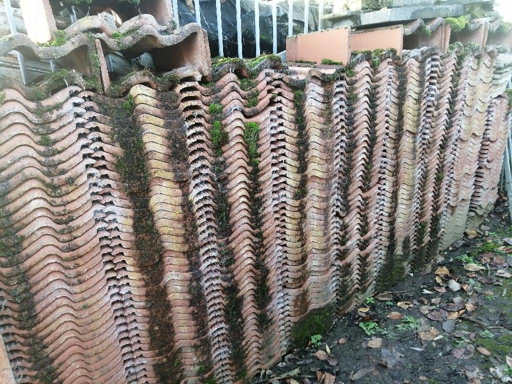 dakpannen, Ophalen, Gebruikt, Steen of Klei, Dakpannen