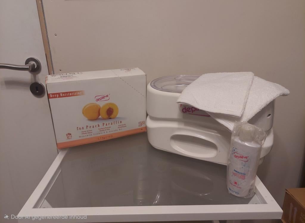 Depileve professionele paraffinebad + extra's, Ophalen