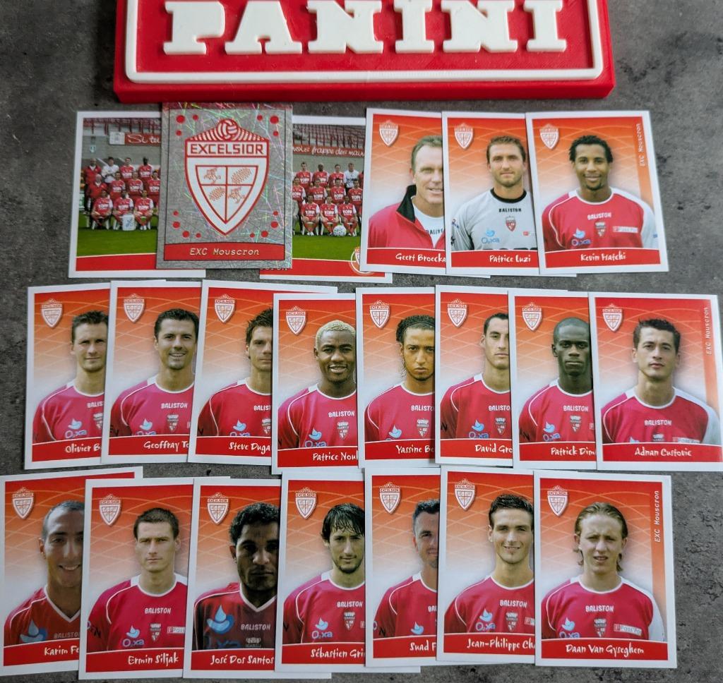 Panini football 2006 21X EXCELSIOR MOUSCRON voetbal stickers, Verzenden, Nieuw