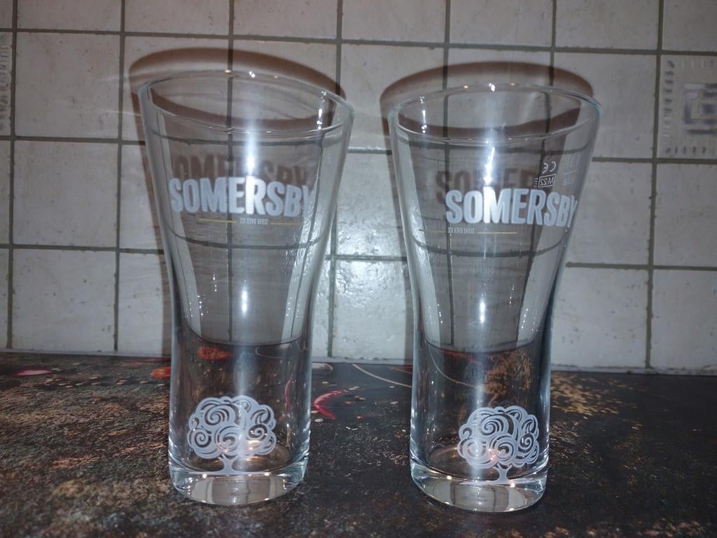 Verre à bière Somersby, Collections, Enlèvement ou Envoi, Comme neuf, Verre à bière