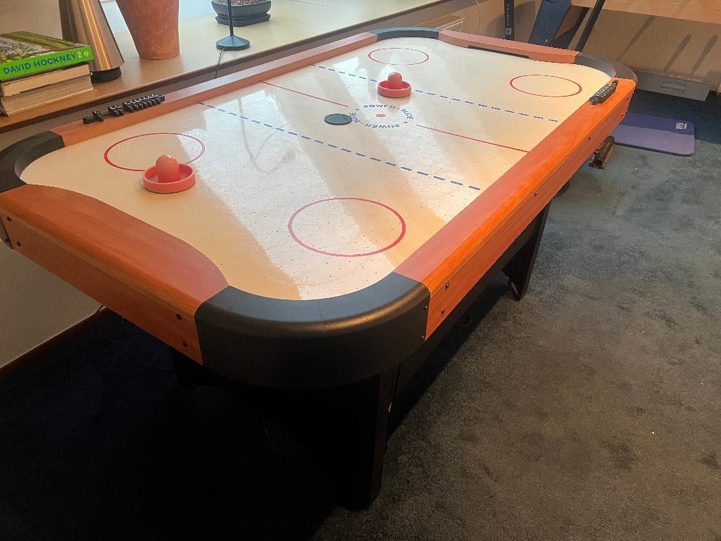 airhockey tafel, Een of twee spelers, Ophalen