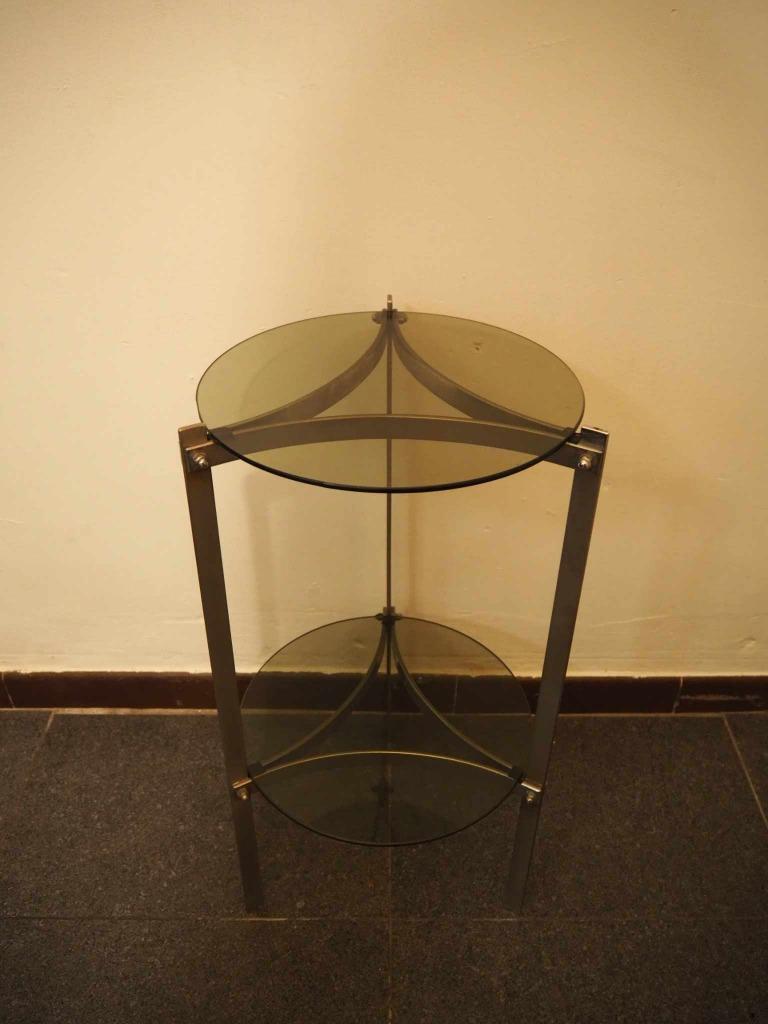 Mid-century design bijzettafeltje, Space Age, 1970s, Maison & Meubles, Tables | Dessertes, Comme neuf, 25 à 50 cm, 50 à 100 cm