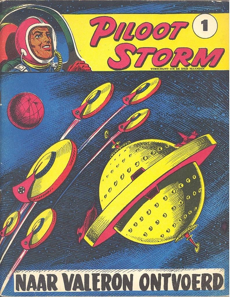 Piloot Storm Deel 1 en Deel 3 (1956)., Boeken, Stripverhalen, Meerdere stripboeken, Ophalen of Verzenden, Gelezen