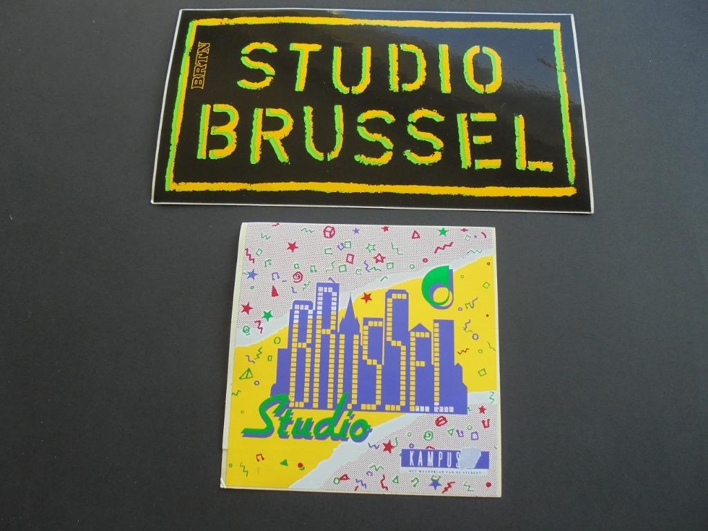 Autocollant : Studio Brussels, Envoi, Neuf, Société ou Association