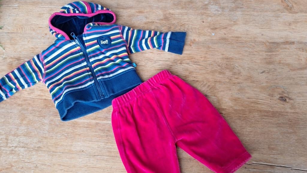 Jogging lief 50/56, Ophalen of Verzenden, Zo goed als nieuw, Jasje