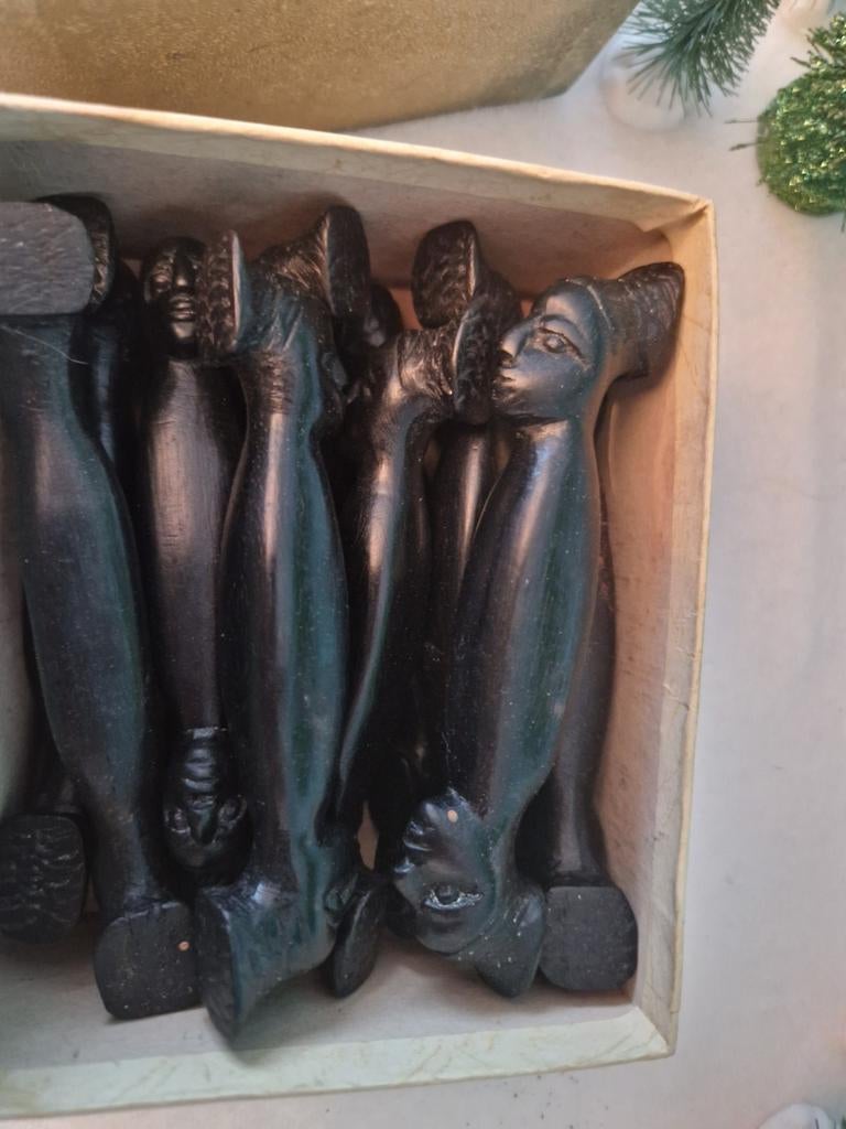 Porte couteaux ébène, Antiquités & Art, Enlèvement ou Envoi