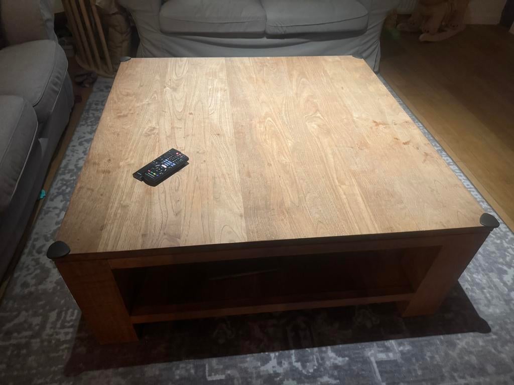 Salontafel teak, Huis en Inrichting, Tafels | Salontafels, Ophalen, Zo goed als nieuw