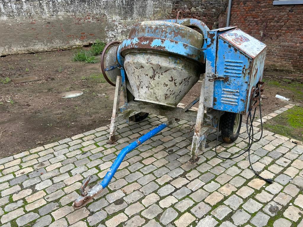 Betonmolen, Ophalen, Gebruikt