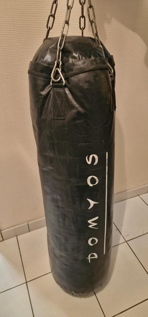 DOMYOS punching bag 4 punt ophanging,1m,25kg,semiprofessione, Sport en Fitness, Ophalen, Gebruikt, Bokszak