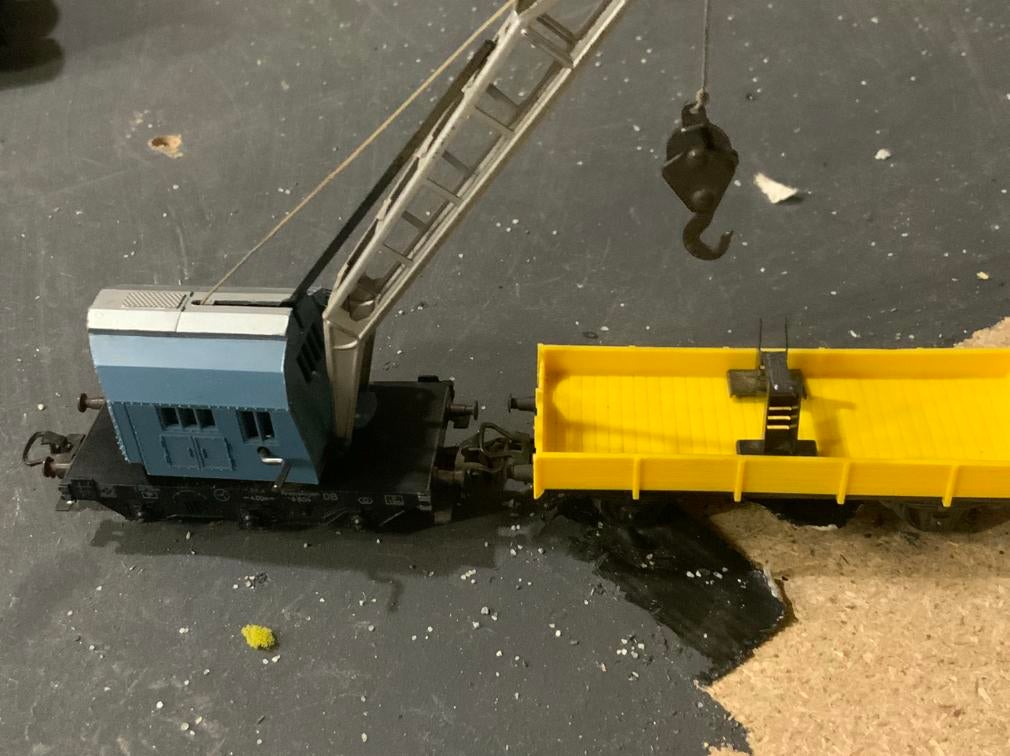 GRUE PIVOTANTE 4611 + SUPPORT DE GRUE LE TOUT MARKLIN, Hobby & Loisirs créatifs, Trains miniatures | HO, Enlèvement ou Envoi