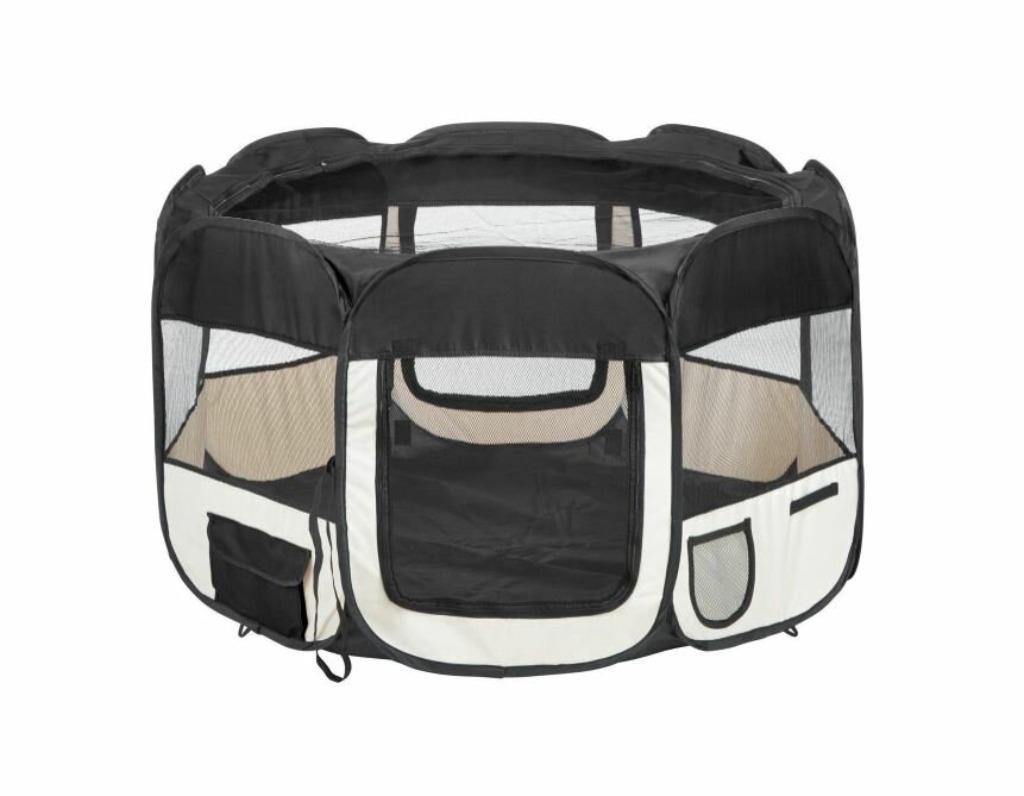 Puppyren Nylon Zwart - opvouwbaar!, Ophalen of Verzenden, Nieuw