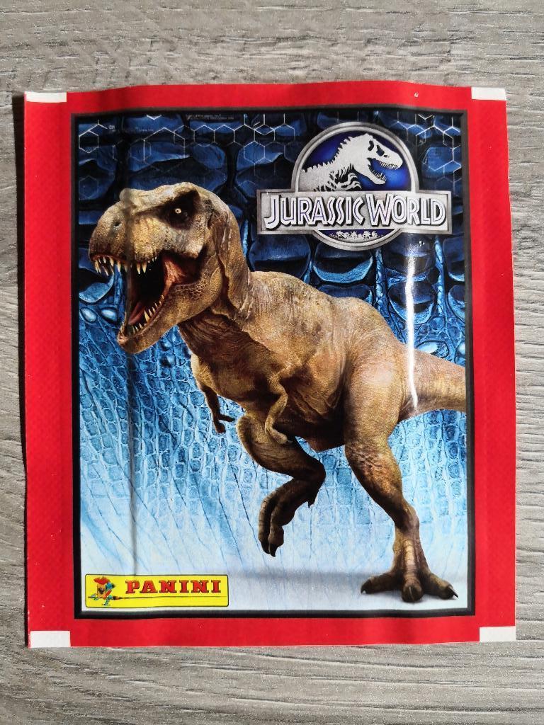 1 zakje Jurassic World panini stickers, Ophalen