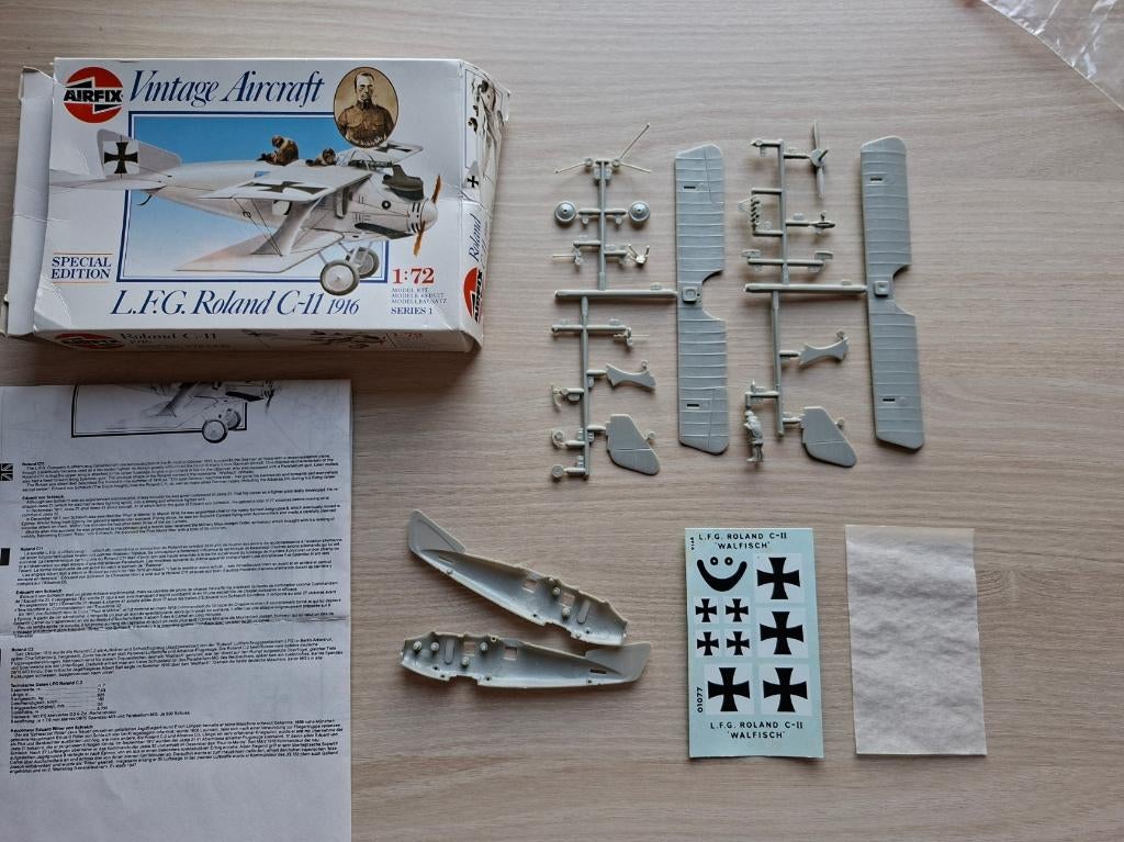 Airfix 01077 - Roland C-11 1/72 !, Overige merken, 1:72 tot 1:144, Gebruikt, Ophalen of Verzenden