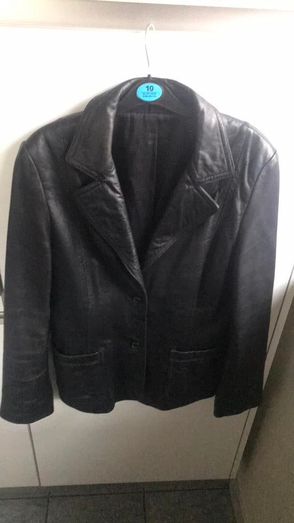 Lederen vest maat M, Kleding | Heren, Ophalen of Verzenden, Zo goed als nieuw, Maat 48/50 (M)