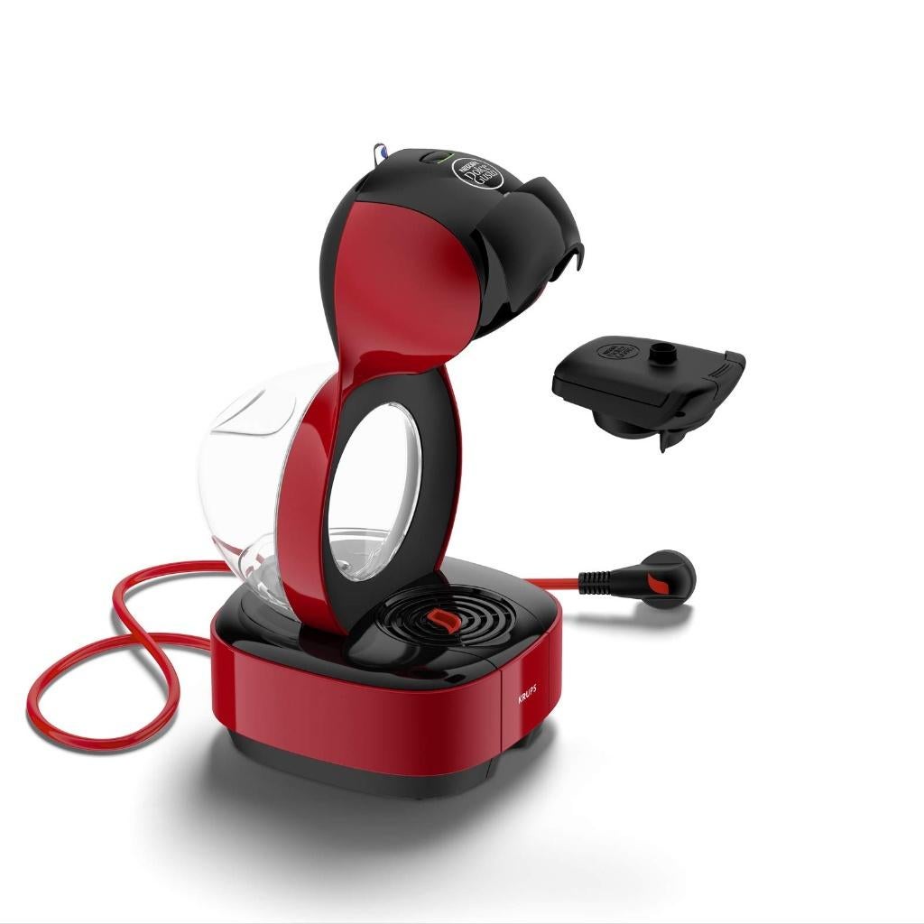 Krups Nescafé Dolce Gusto Lumio rouge,, Enlèvement ou Envoi, Utilisé, Autres modèles, Réservoir d'eau amovible