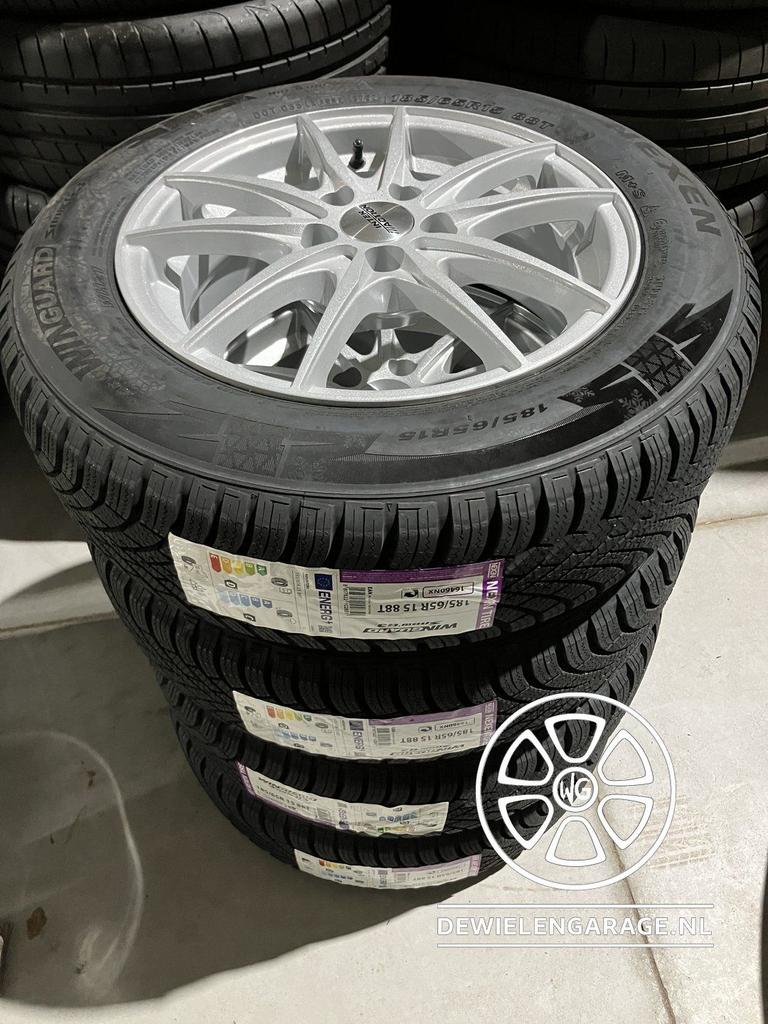 VW Polo / Seat Ibiza Velgen + Winterbanden NIEUW 5x100 Winte, Auto-onderdelen, Banden en Velgen, Banden en Velgen, Winterbanden