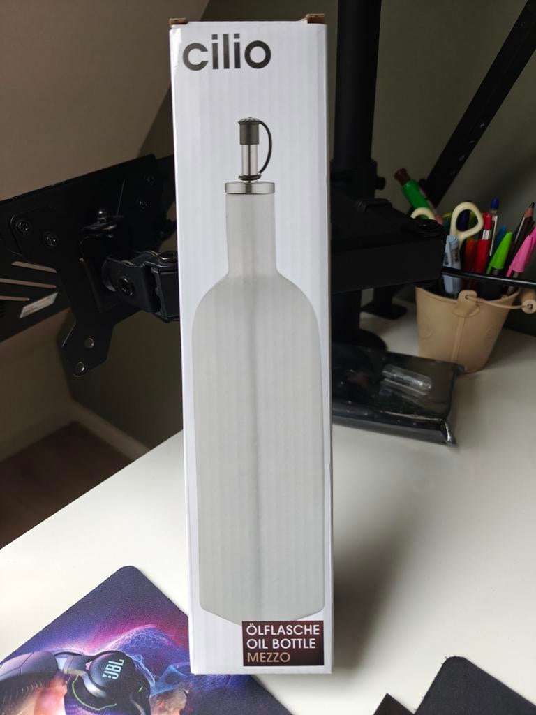 Chique olijfolie fles folio NIEUW, Huis en Inrichting, Keuken | Keukenbenodigdheden, Nieuw, Overige typen, Overige merken, Steen/keramiek