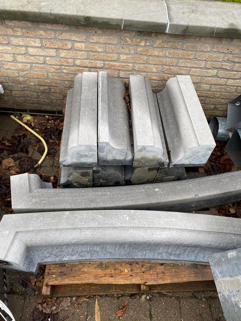 Blauwsteen voordeur, Tuin en Terras, Tegels en Klinkers, Ophalen