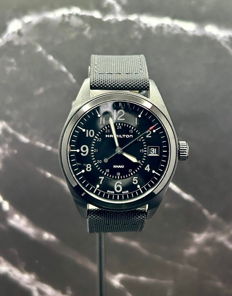 Hamilton Khaki Field black, Ophalen, Zo goed als nieuw