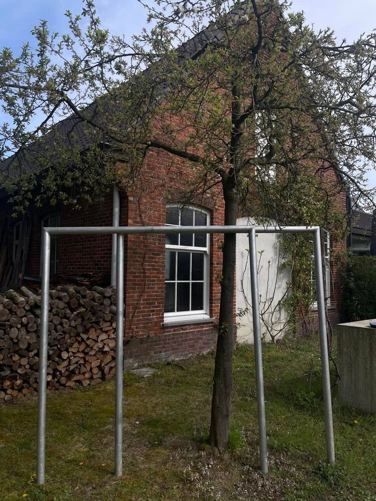 Aluminium voetbalgoals - 200x180cm, Sport en Fitness, Voetbal, Ophalen, Gebruikt, Overige typen