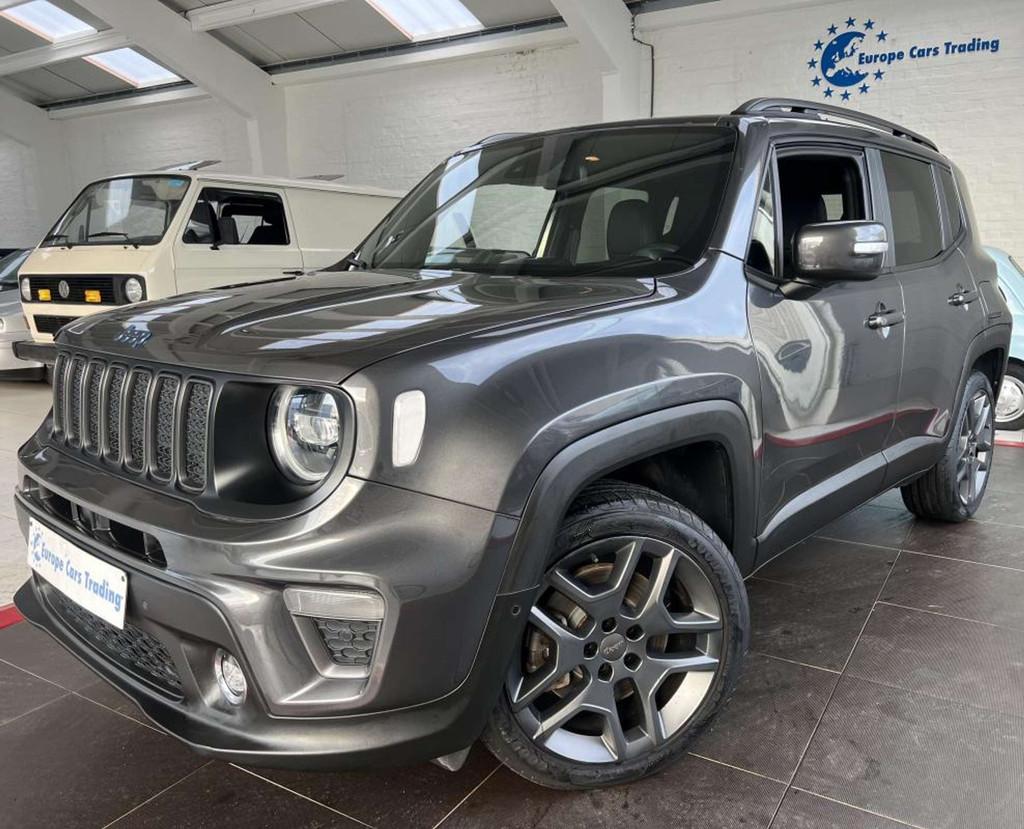 Jeep Renegade S 4Xe 1.3 TURBO 190CH PHEV 1ÈRE MAIN CARPLAY, Autos, Jeep, Cuir, Achat, Entreprise, Noir