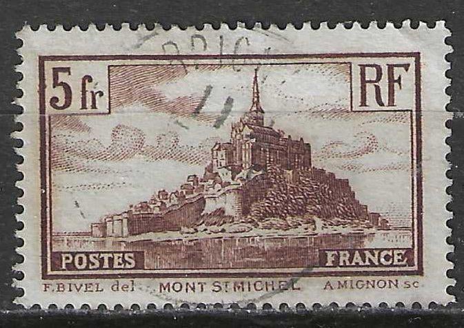 Frankrijk 1929/1930 - Yvert 260 - Mont-Saint-Michel (ST), Verzenden, Gestempeld