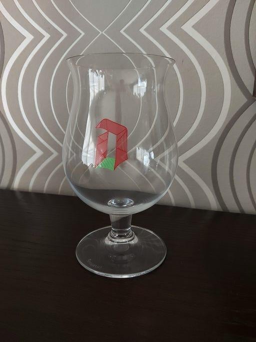 Duvel glas 'Duvelhop' (crystal), Verzamelen, Ophalen of Verzenden, Bierglas