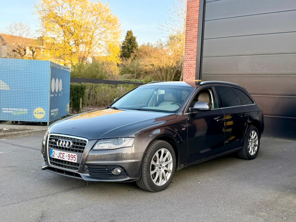 AUDI A4/3x S-LINE/AUTOMAAT 8 TRAPS/ EURO 5 BENZINE/2009, Auto's, Euro 5, A4, Leder, Break