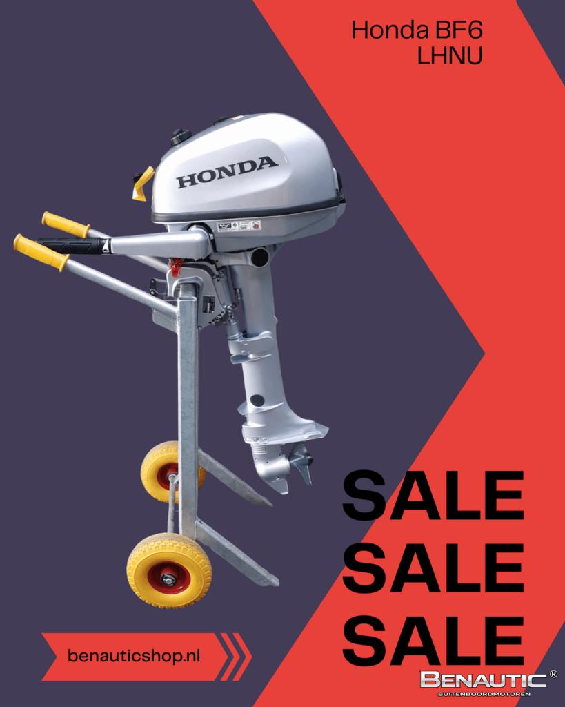 Direct leverbaar! Nieuwe Honda 6pk langstaart BF6 LHNU, Watersport en Boten, Buiten- en Binnenboordmotoren, Nieuw