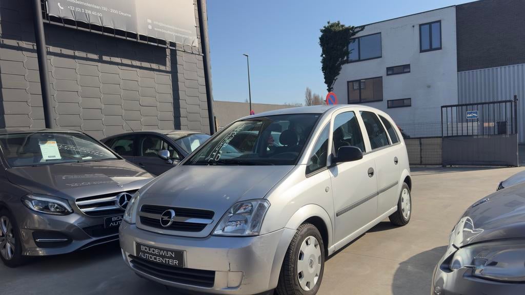 Opel Meriva 1.6Benzine 2004 182.xxxkm Beginnerswagen, Auto's, Opel, Voorwielaandrijving, Stof, Zwart, Handgeschakeld