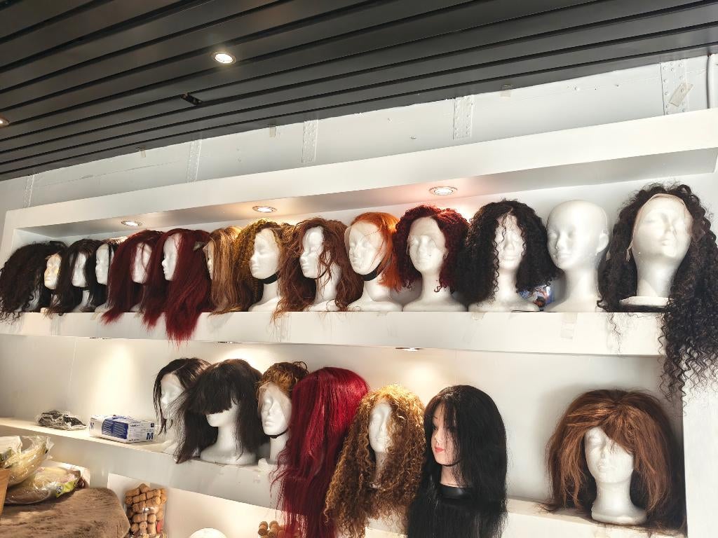 Pruik, Handtassen en Accessoires, Uiterlijk | Haarverzorging, Ophalen, Zo goed als nieuw, Pruik of Haarverlenging