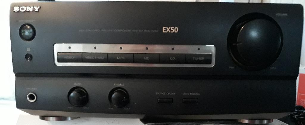 Amplificateur Sony EX-50 avec télécommande, Audio, Tv en Foto, Versterkers en Ontvangers, Ophalen of Verzenden, Sony