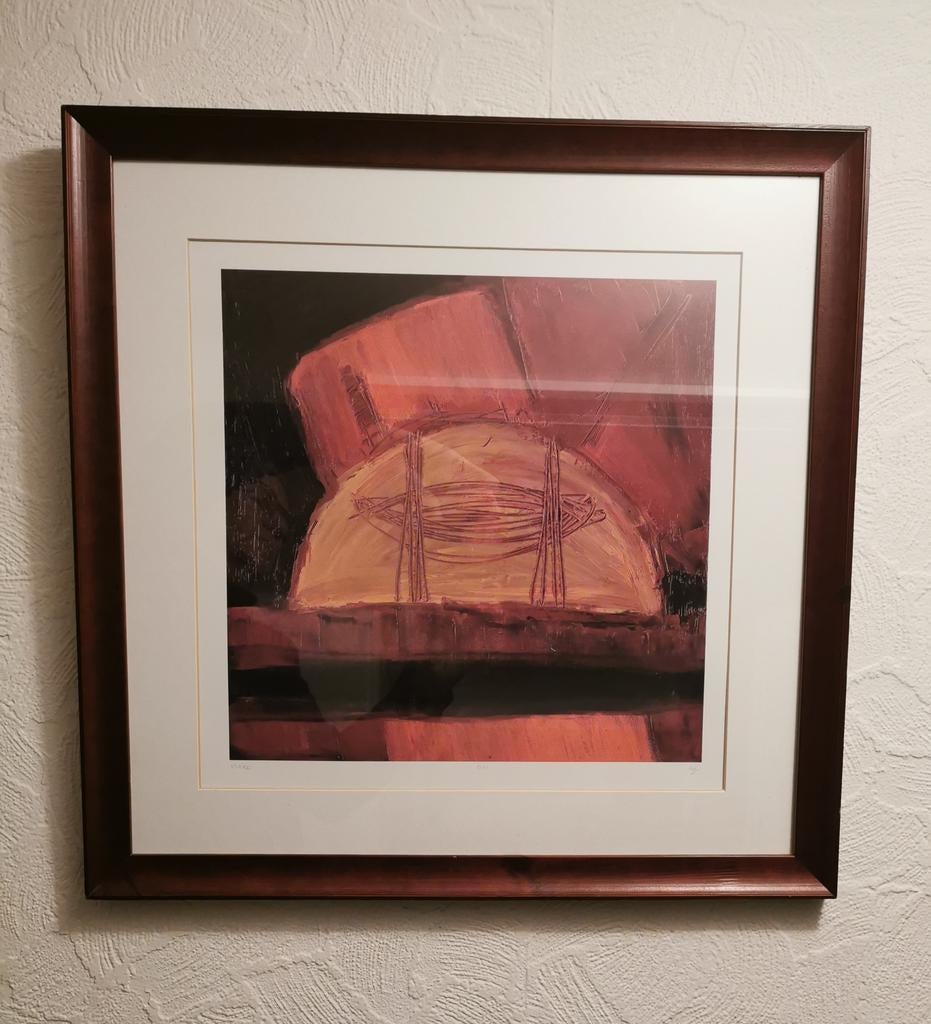 Duo zeefdrukken modern an vanderlinden, Ophalen of Verzenden