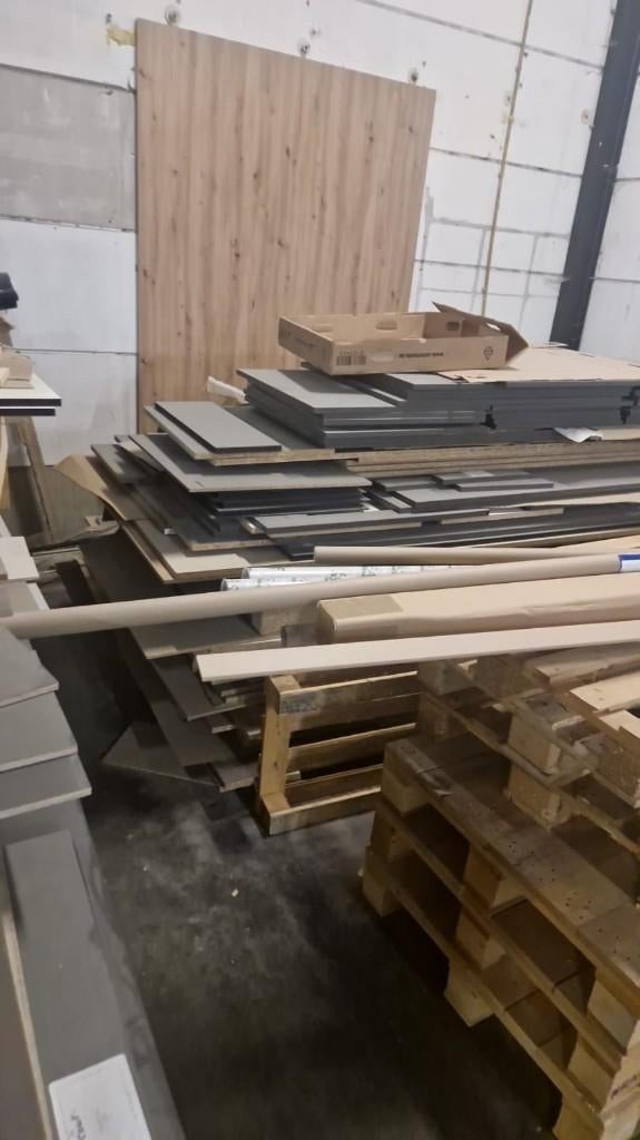 Melamineplaten grijs&wit - vanaf €9/stuk - atelieropruiming, Doe-het-zelf en Bouw, Platen en Panelen, Ophalen, Zo goed als nieuw