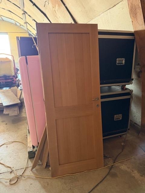 Vol eiken deuren, 4 stuks, Doe-het-zelf en Bouw, Deuren en Vliegenramen, Ophalen, Zo goed als nieuw, Hout, Binnendeur